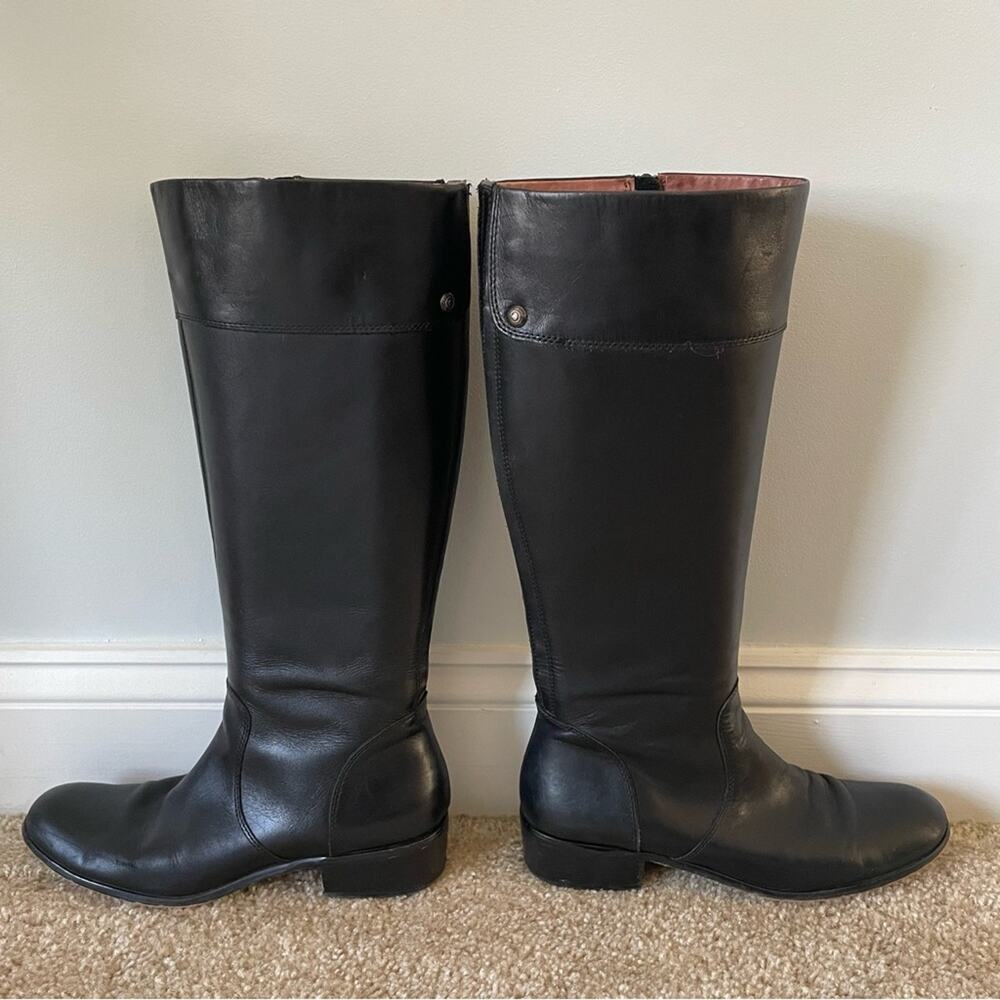 Corso Como Black Leather Boots 9M - Picture 4 of 13